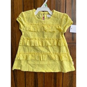❗️SOLD Yellow ruffled top